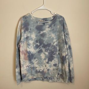 Jane and Delancey tie dye sweat shirt